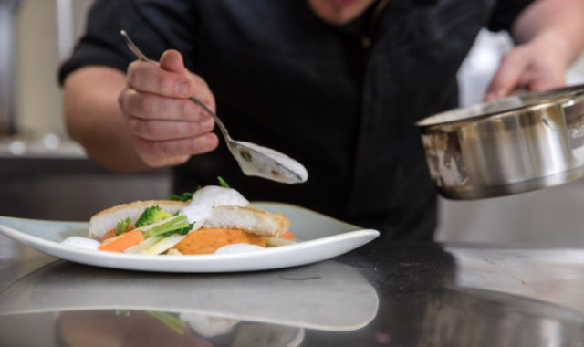 Fisch in der Küche