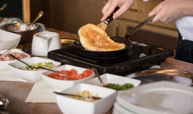 Frisches Omelette Frühstück