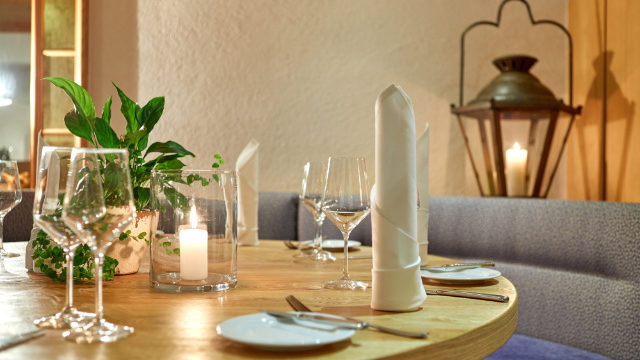 gedeckter Tisch